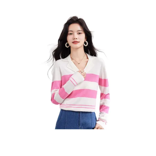 CARBAMMI 핑크 여성 스웨터