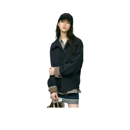 YOEYYOU 다크 나이트 블루 여성 자켓