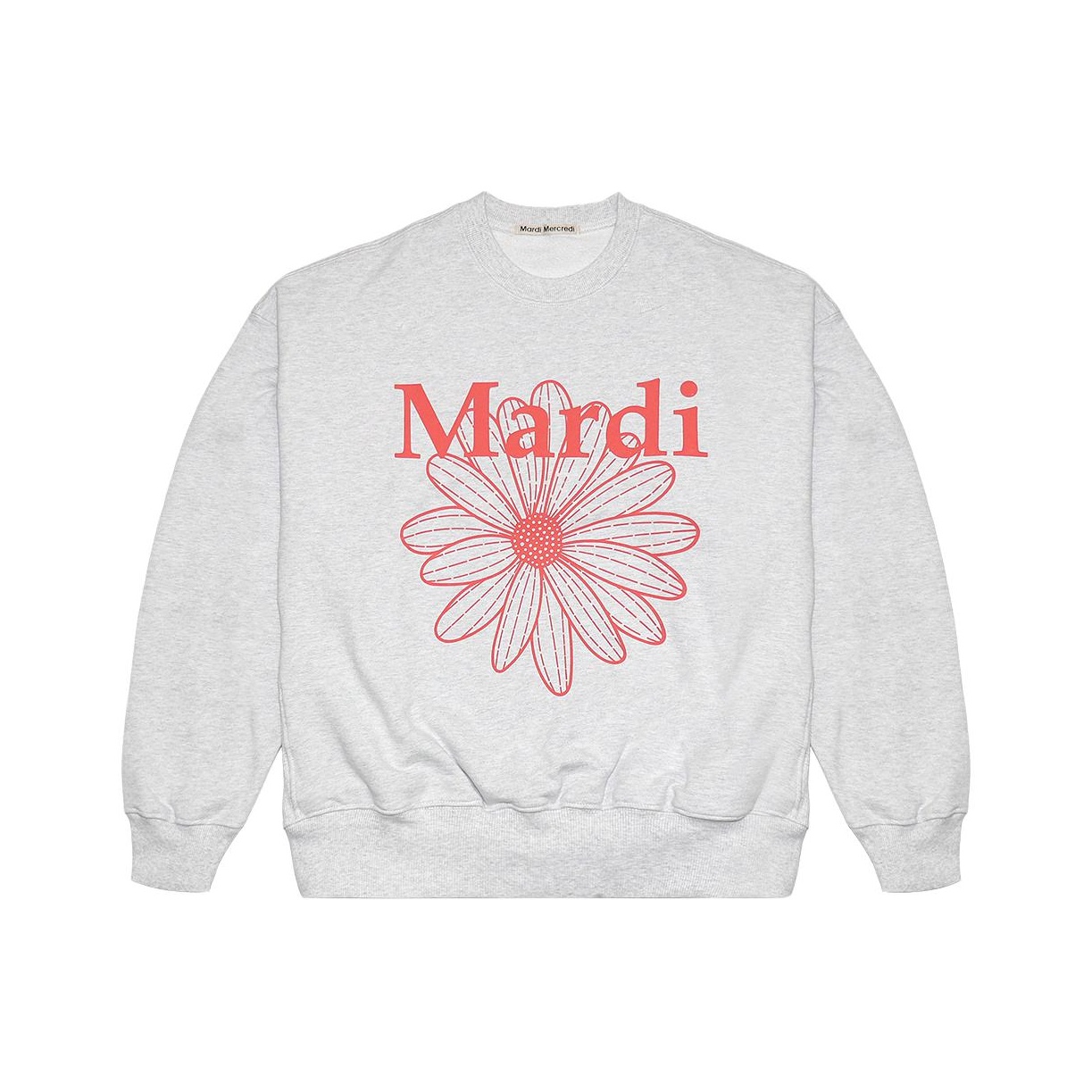 MARDI MERCREDI Flower Sweatshirt Navy/Cream White (Mint