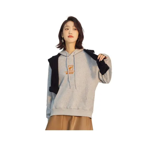 CARBAMMI 그레이 여성 맨투맨