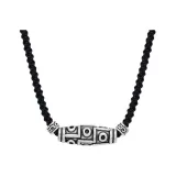 9 Eye Dzi Bead Necklace