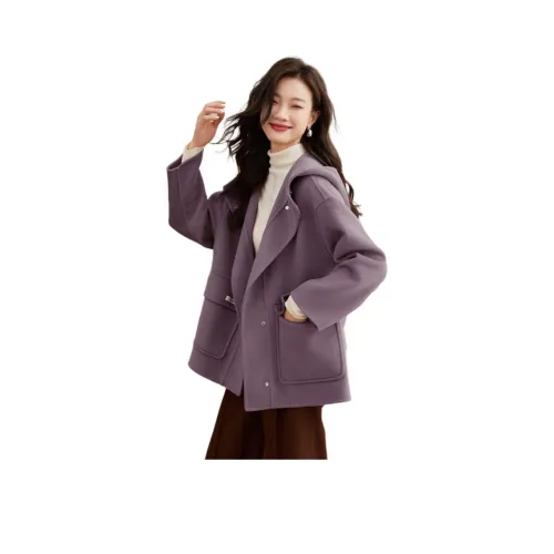MOHO&MO 퍼플 여성 코트