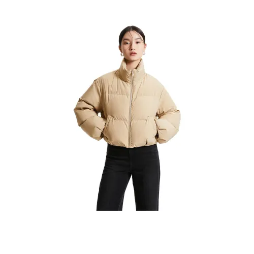 VERO MODA 샌디 색상 여성 다운 재킷