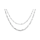 Sycee Necklace, Couple's (S999 Sterling Silver)