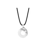 Koi Fish Peaceful Buckle Necklace[Silver Koi Women's]