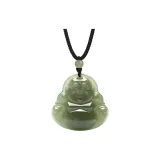 Hetian Jade Buddha Pendant with Cord