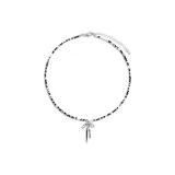 Black Bowknot Beaded Necklace