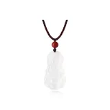 Vermilion Bead Guanyin Necklace