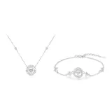 Sterling Silver Necklace & Bracelet Set