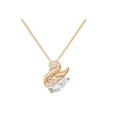 Swan Necklace[Rose Gold]