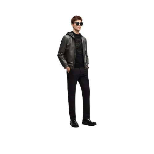 JODOLL 셀라돈 남성 가죽 자켓