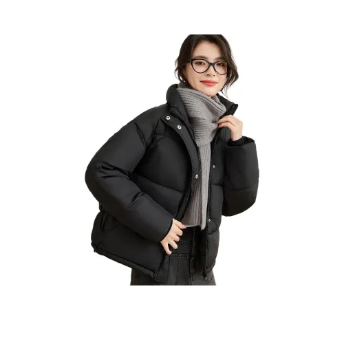 CARBAMMI 블랙 여성 패딩 점퍼