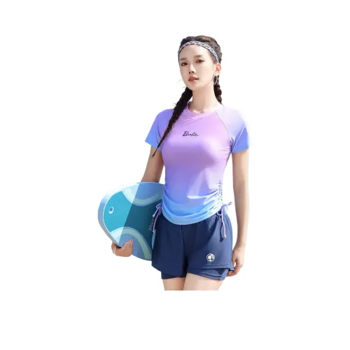 바비 블루 바이올렛 여성 투피스 수영복