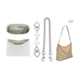 [Clothing Sets]DuPont Paper Liner+Four-Leaf Clover Extender Chain+Decorative Chain 45cm
