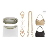 White DuPont Paper+White Four-Leaf Clover Extender Chain+Decorative Chain 45cm