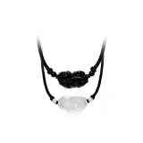 Chinese Auspicious Animal Necklace[Black+White]