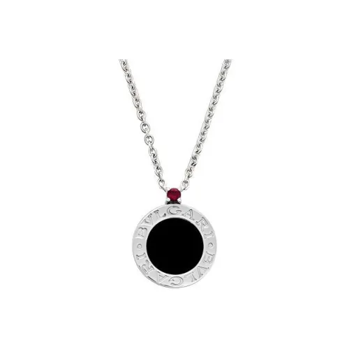 BVLGARI 세이브더칠드런 자선 컬렉션 925 순은 목걸이 남녀공용 블랙