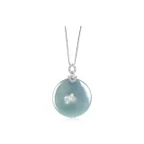 Blue Water Peaceful Buckle Necklace