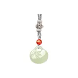 [Men's-Beaded]Childhood Sweethearts Hetian Jade Pendant