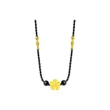 Peach Blossom Fortune Necklace[Black]