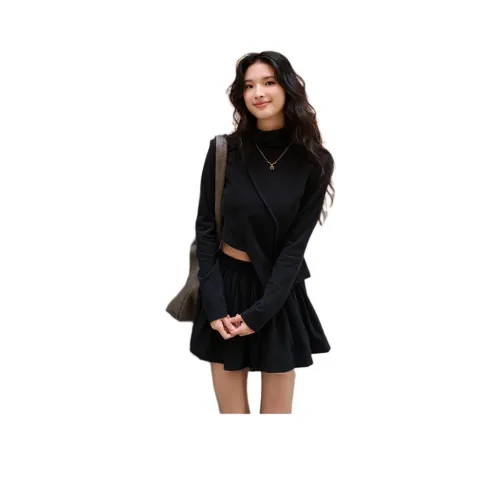 Artka 블랙 여성 캐주얼 숏 스커트