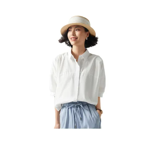 CANTO MOTTO 화이트 여성 셔츠
