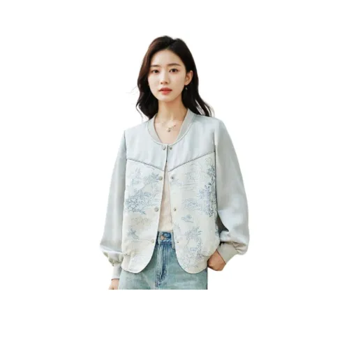 CHABER 블루 여성 자켓