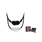 Chinese Auspicious Animal Necklace[Black+White]+Heritage Box