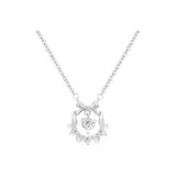 Lively Bowknot Necklace[S999 Fine Silver]
