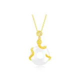 Peaceful Snake Buckle Necklace