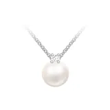 [White Moonlight Color]12mm Necklace, Approx. 45cm Chain Length