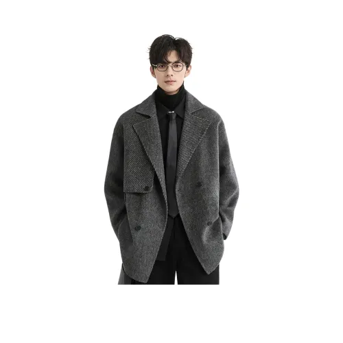 EARL JOEL 프리미엄 그레이 남성 코트