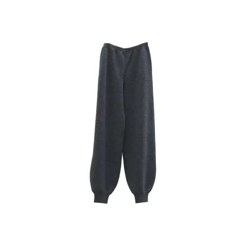 SWAYING KNIT 그레이 여성 캐주얼 팬츠