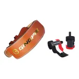Squat Bench Press Combination[10cm Brown Belt+Wrist Brace]