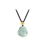 Buddha Pendant Necklace[Golden Bead]