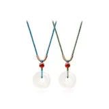 Peaceful Buckle Blue+Green Cord