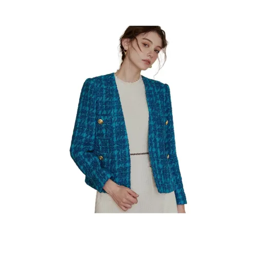 ROEYSHOUSE 피콕 블루 여성 비즈니스 정장
