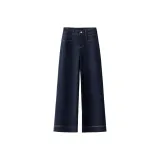 Denim Blue Cropped Pants