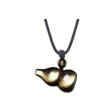Black Gold Gourd Couple Necklace-Golden Gourd