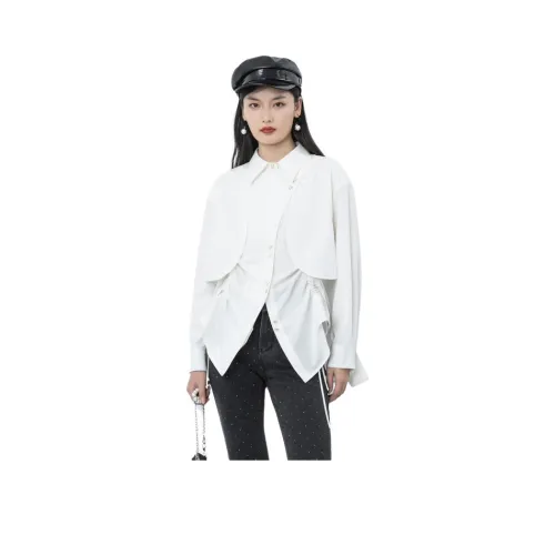 에뮤 화이트 여성 셔츠
