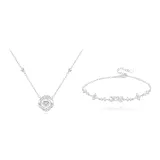 Sterling Silver Necklace and Sterling Silver Bracelet