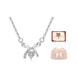 Bowknot Heart Necklace[Alloy]+Sweet Box