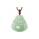 Hetian Jade Buddha (Light Cyan)