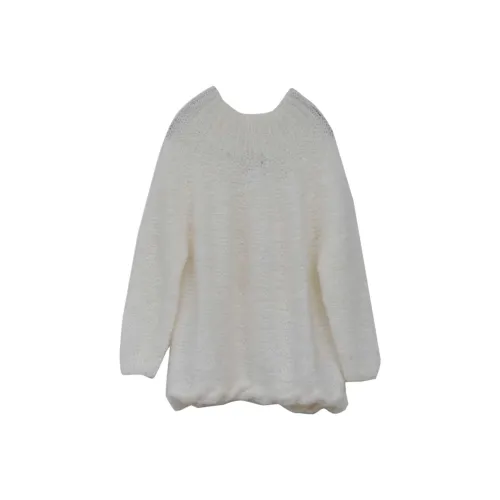 SWAYING KNIT 화이트 여성 스웨터