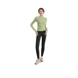Green Top+Black Pants