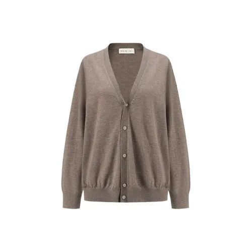 SWAYING KNIT 카키 여성 캐시미어 스웨터