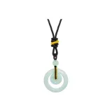 Black Gold Peaceful Buckle Necklace