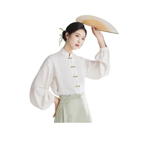 XINGHEHANGE 화이트 여성 셔츠