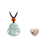 Buddha Pendant Necklace+Heartfelt Box