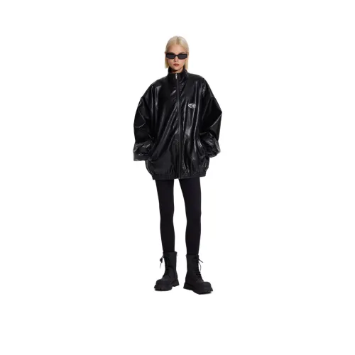MEFUR 블랙 여성 자켓